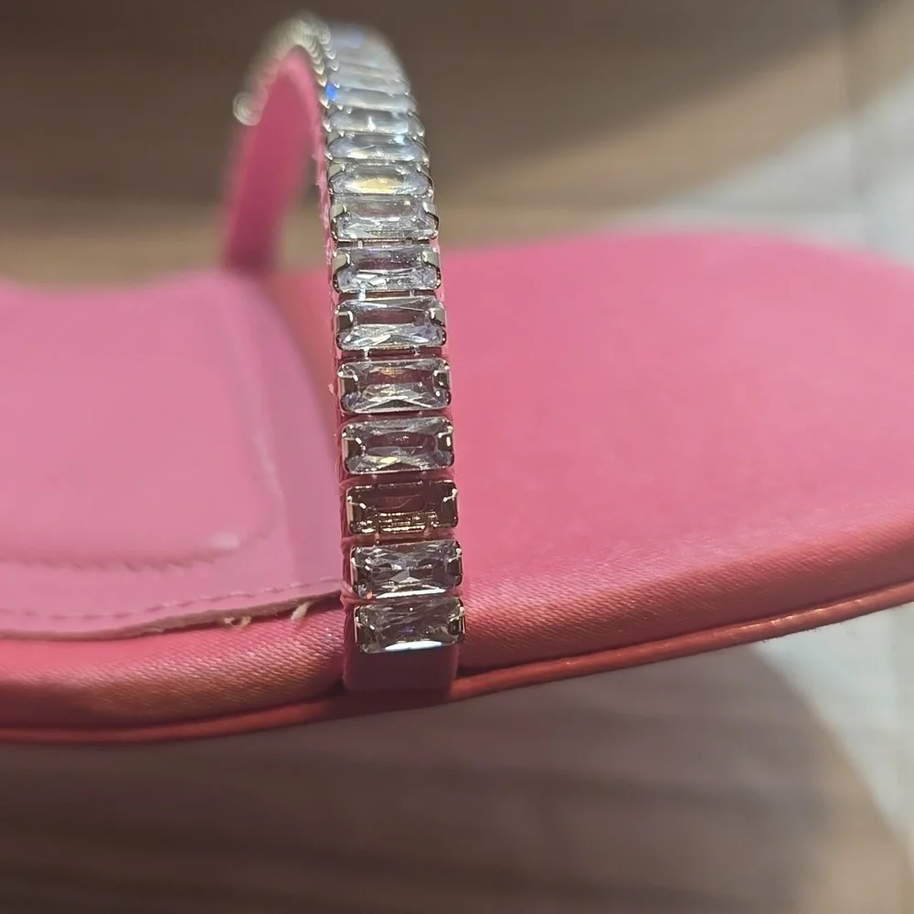Jonathan Simkhai Luxon Crystal Pink Strappy‎ Heels